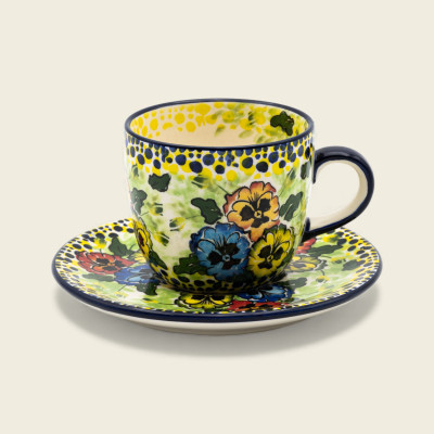 Filiżanka Bell ze spodkiem 230 ml - Kolekcja Viola