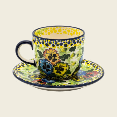 Filiżanka Bell ze spodkiem 230 ml - Kolekcja Viola