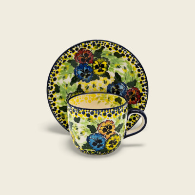 Filiżanka Bell ze spodkiem 230 ml - Kolekcja Viola