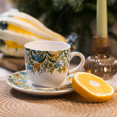 Filiżanka Bell ze spodkiem 230 ml - Kolekcja Celeste
