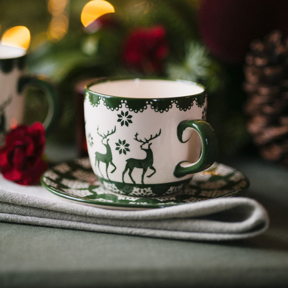 Filiżanka Bell  ze spodkiem - Kolekcja Arven