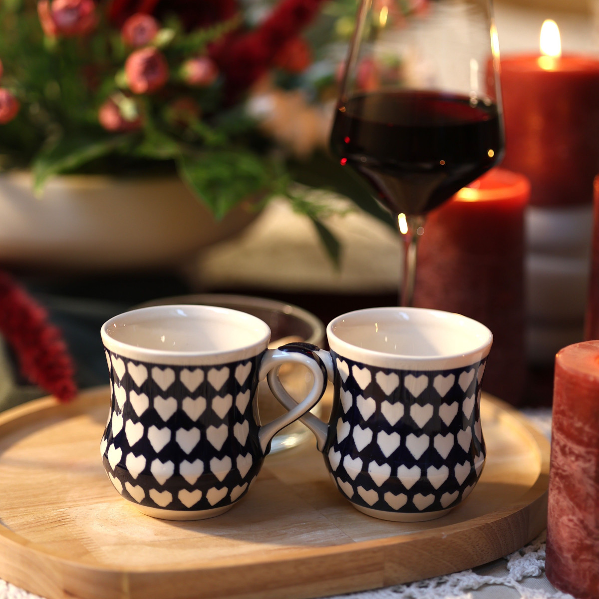 Filiżanka Rozalia 150 ml - Kolekcja Aveline - Kobalt