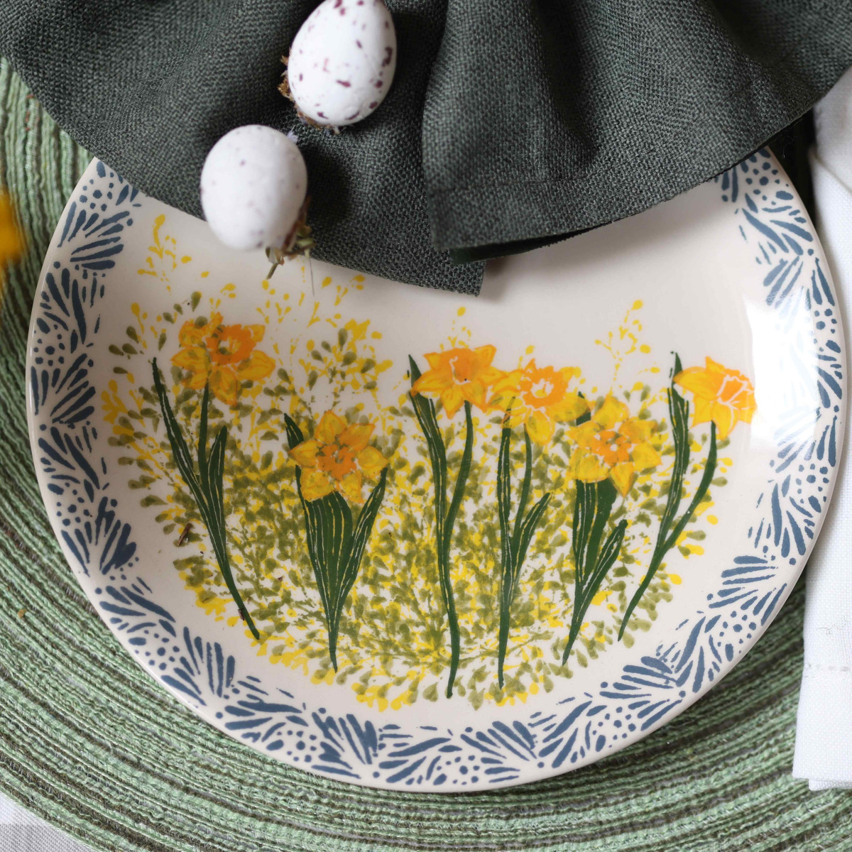 Talerz śniadaniowy Bell 19 cm - Kolekcja Narcisia | Arbata.pl