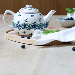 Dzbanek 1100 ml Berrowa | Ręcznie dekorowany dzbanek ceramiczny