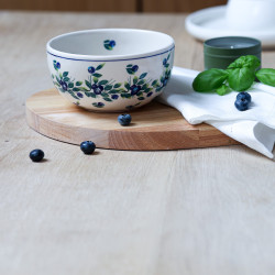 Miseczka 600 ml Berrowa | Ręcznie dekorowana miseczka ceramiczna