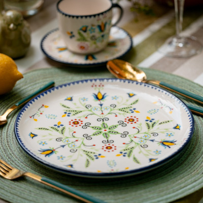 Talerz obiadowy Bell 23 cm - kolekcja Tùlëpón | Arbata.pl