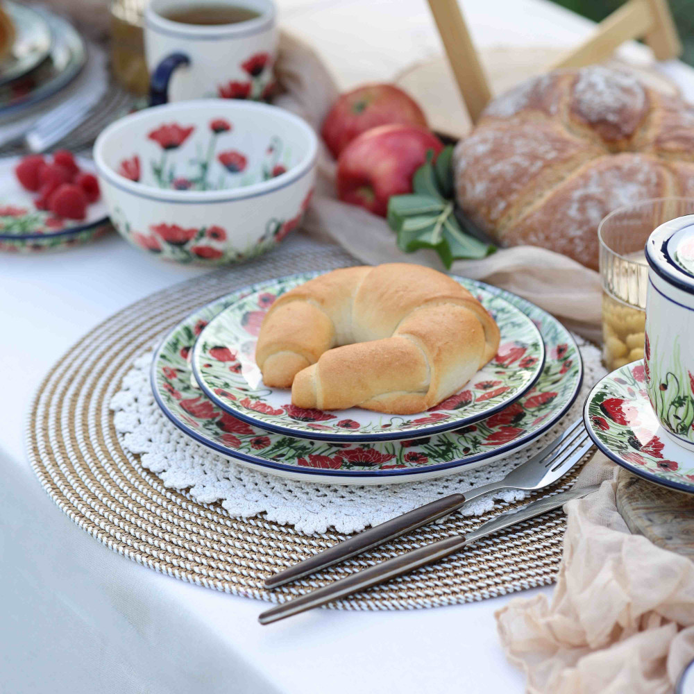 Talerz śniadaniowy Bell 19 cm - Kolekcja Scarlet | Arbata.pl