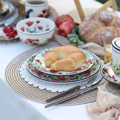 Talerz śniadaniowy Bell 19 cm - Kolekcja Scarlet | Arbata.pl