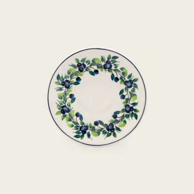 Filiżanka ze spodkiem Bell Berrowa | Ręcznie dekorowana ceramika