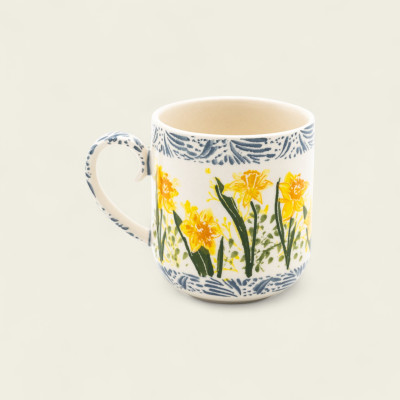 Kubek Aleksandra 200 ml - Dekoracja narcisia