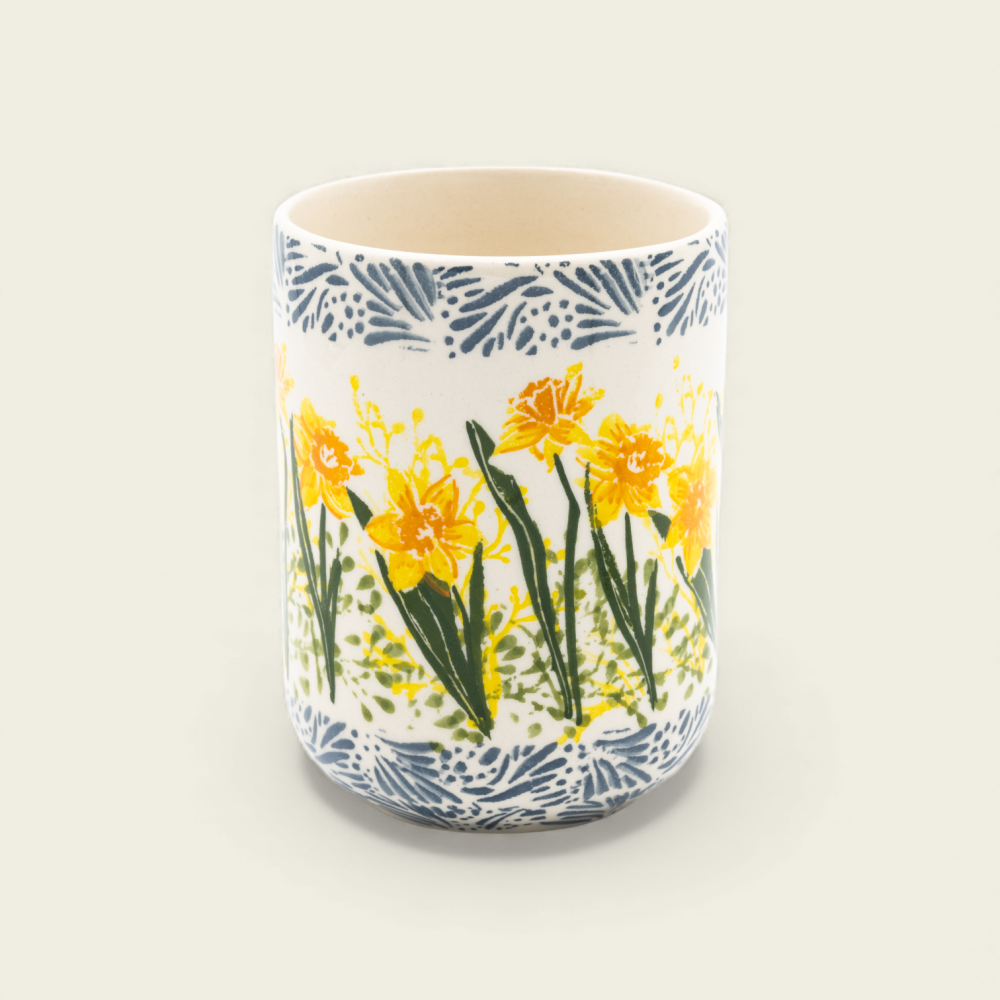 Kubek Ola 400 ml - Dekoracja narcisia