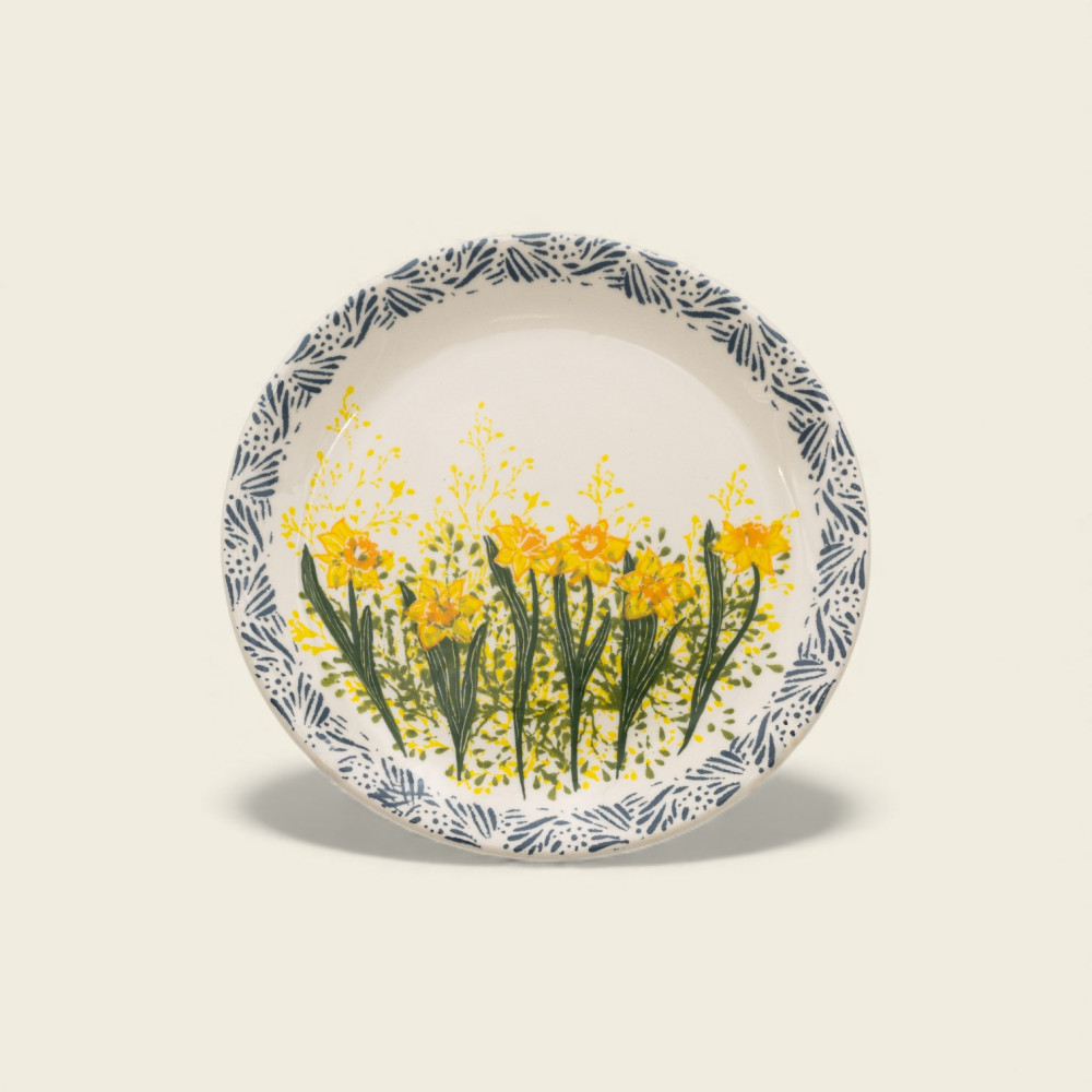 Talerz śniadaniowy - Kolekcja Narcisia